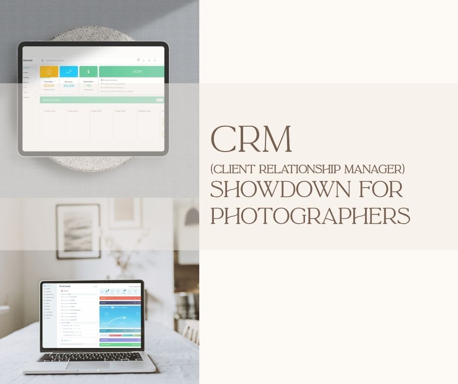 CRM Showdown and cheat sheet for photographers