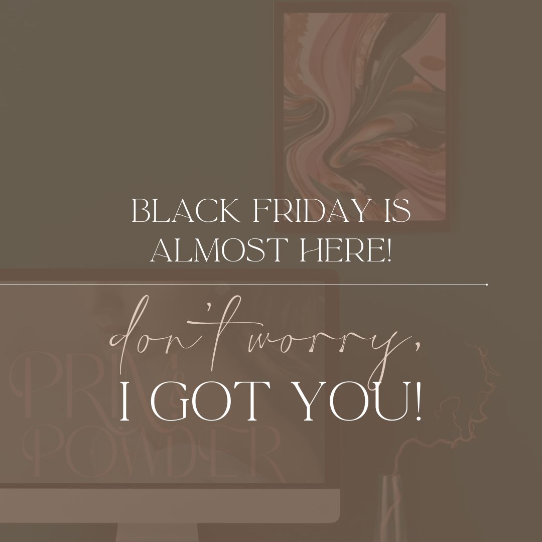 Black Friday is almost here for small business owners but this will help